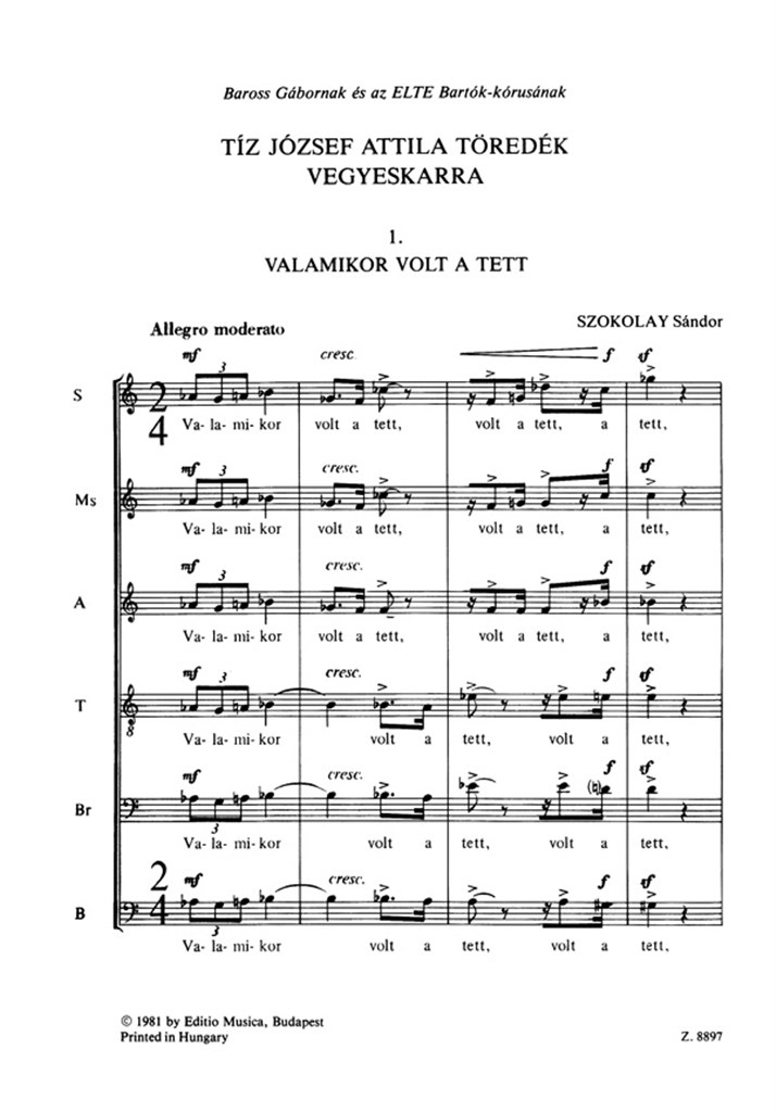 Ten Attila József Fragments